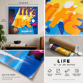 LIFE  Art Poster 32" x 32 "